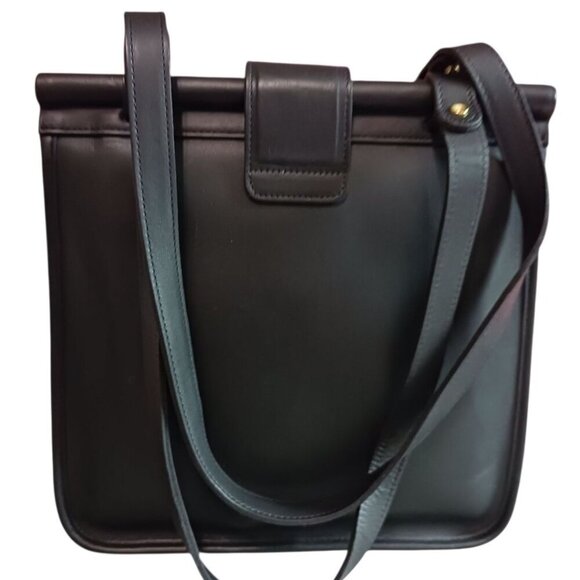 Coach Vtg Leather Handbag Weston Shopper Bag No. 9021 With Gold Hardware - Picture 2 of 12